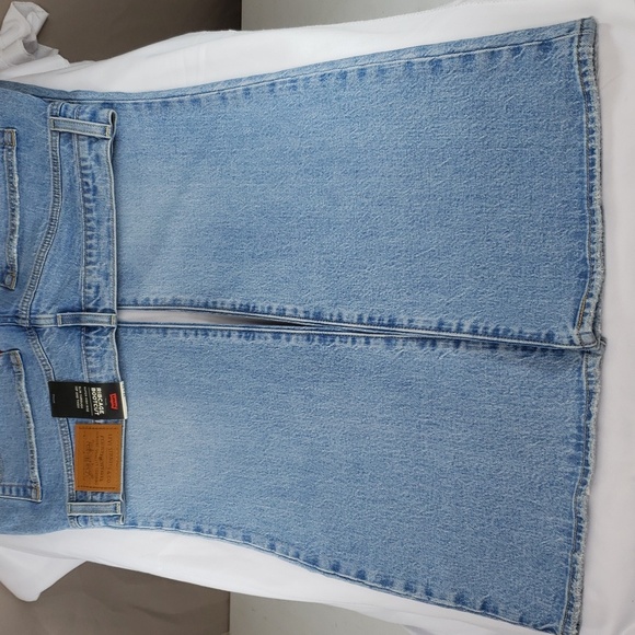 Levis Ribcage High Rise Bootcut Light Wash Button Fly sz 32 - Picture 10 of 13